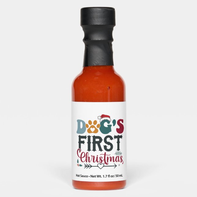Dog's First Christmas Hot Sauces (Front)
