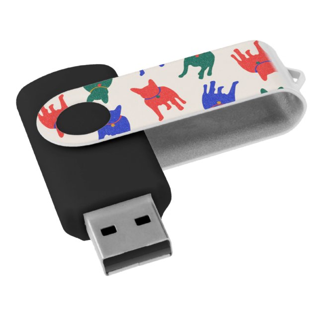 Dogs Flash Drive (Angled)