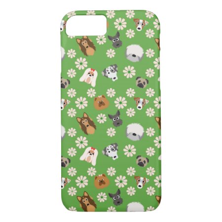 Dogs & Flowers Iphone 8/7 Case