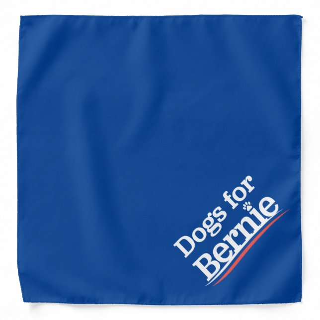 Dogs For Bernie Bandana (Front)