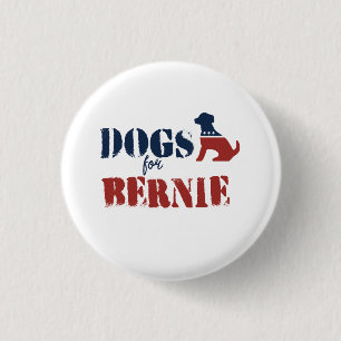 Dogs for Bernie Pinback Button