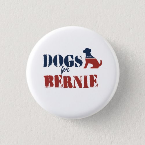 Dogs for Bernie Pinback Button
