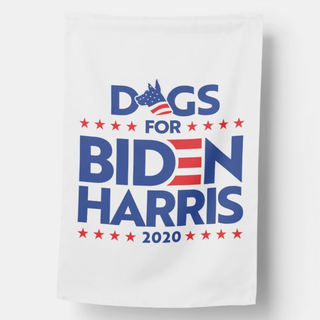DOGS FOR BIDEN HARRIS HOUSE FLAG (Front)