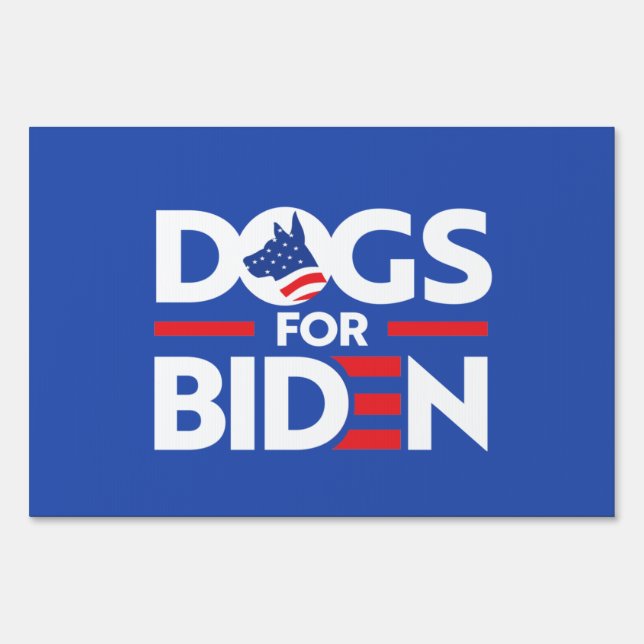 DOGS FOR BIDEN SIGN (Front)
