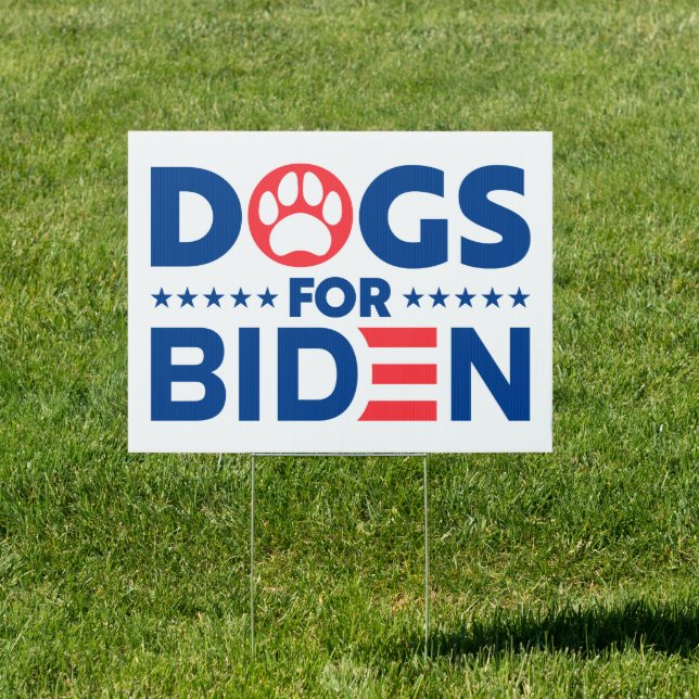 Dogs for Biden Sign (Insitu)