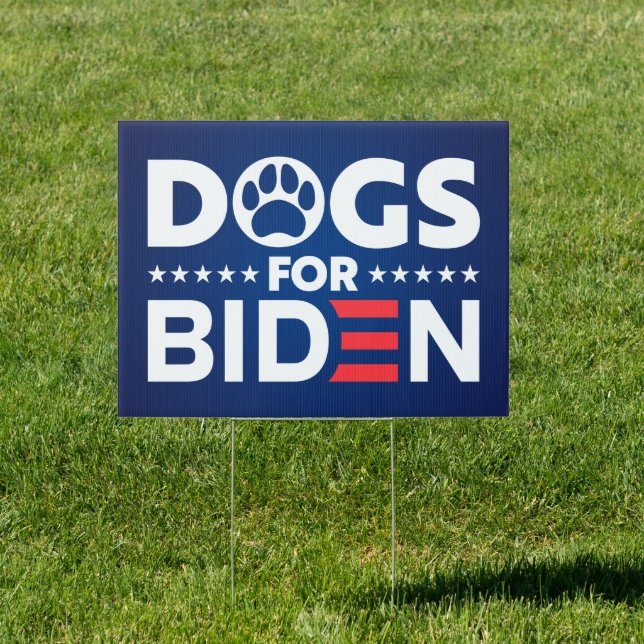Dogs for Biden Sign (Insitu)