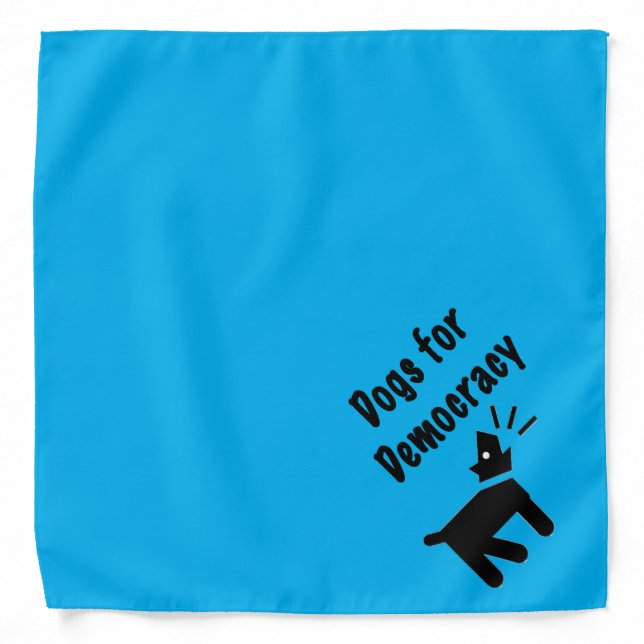 Dogs for Democracy Bandana (Front)