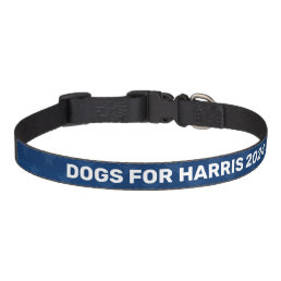 Dogs for HARRIS 2024 Election Dog lover Pet Collar