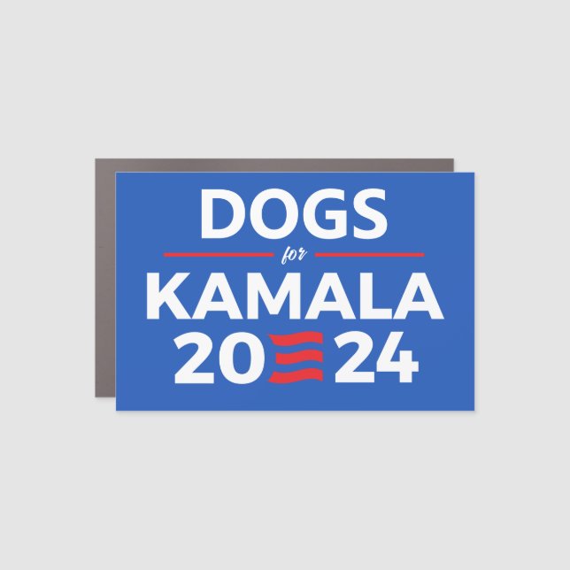 Dogs for Kamala Harris Car Magnet (Front)