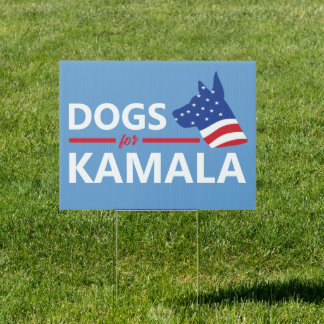 Dogs for Kamala Sign