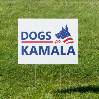 Dogs for Kamala Sign