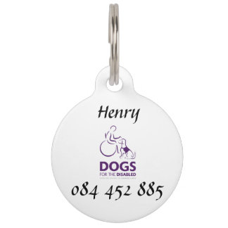 Dogs for the Disabled Pet Tag