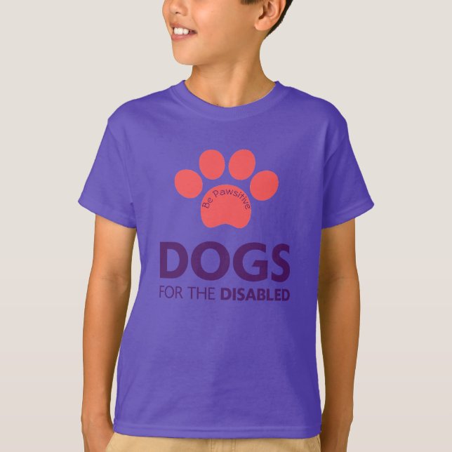 Dogs for the Disabled T-Shirt (Front)