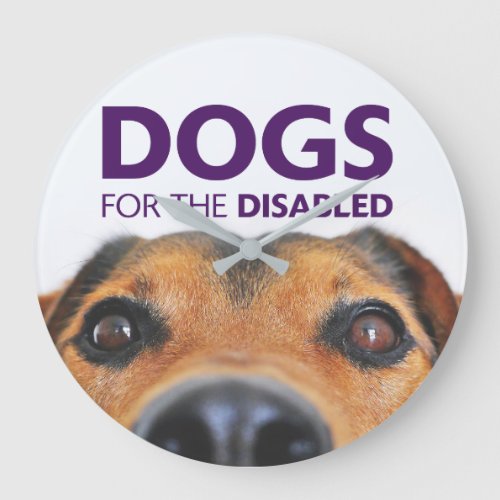 Dogs for the Disabled Wall Clock