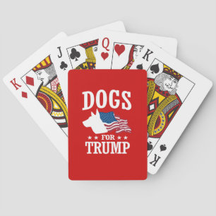 DOGS FOR TRUMP POKER CARDS