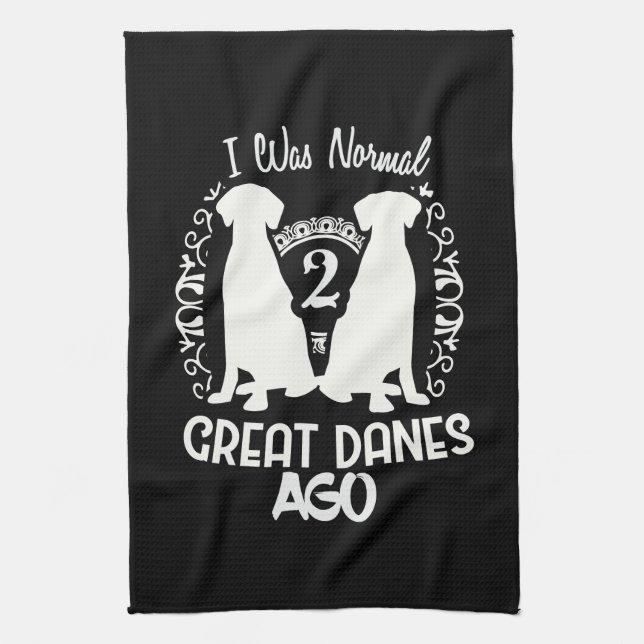 Dogs - Great Danes Kitchen Towel (Vertical)
