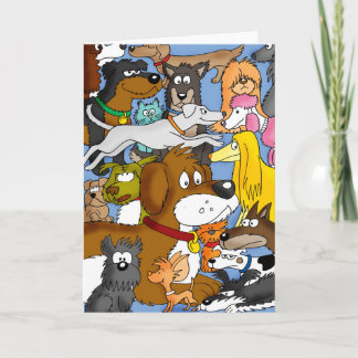 Dogs Greeting Card
