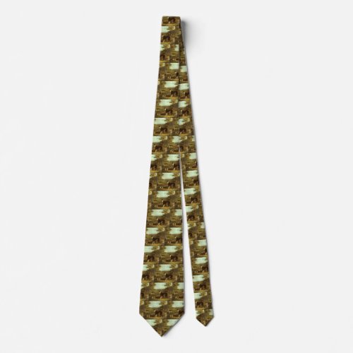 Dogs Greyhound and Spaniel Doctor Fop by Herring Neck Tie