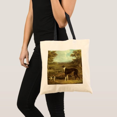 Dogs Greyhound and Spaniel Doctor Fop by Herring Tote Bag