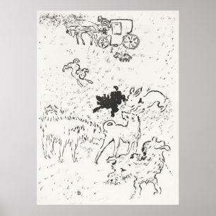 Dogs illustration poster