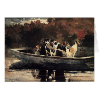 Dogs in a Boat Cards