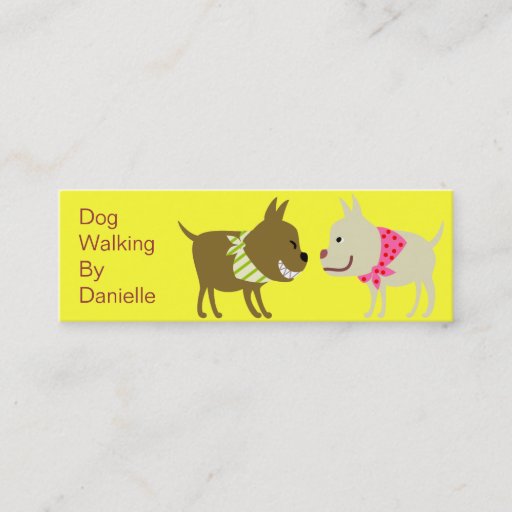 Customizable Dogs in Bandana- Pet Care Business Business Card Templates