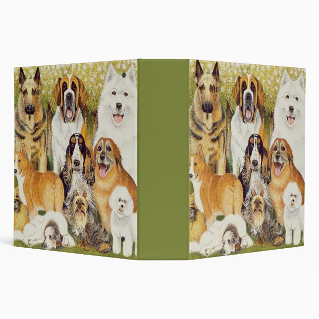 Dogs in May 3 Ring Binder (Background)