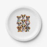 Dogs in sunglasses Paws Hydrated Paper Plates
