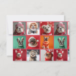 Dogs in Sweaters Thank You Card