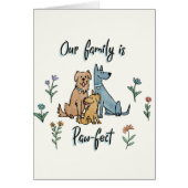 Dogs in the Garden IV | Our Family Is Paw-fect (Front)