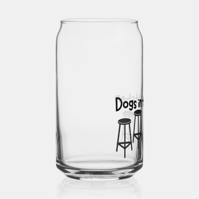 Dogs in the Kitchen Glass (Right)