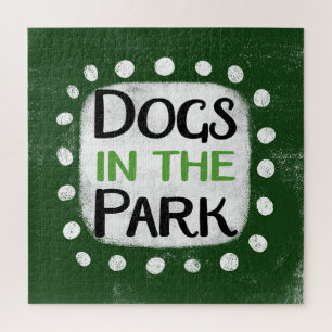 Dogs In The Park Jigsaw Puzzle
