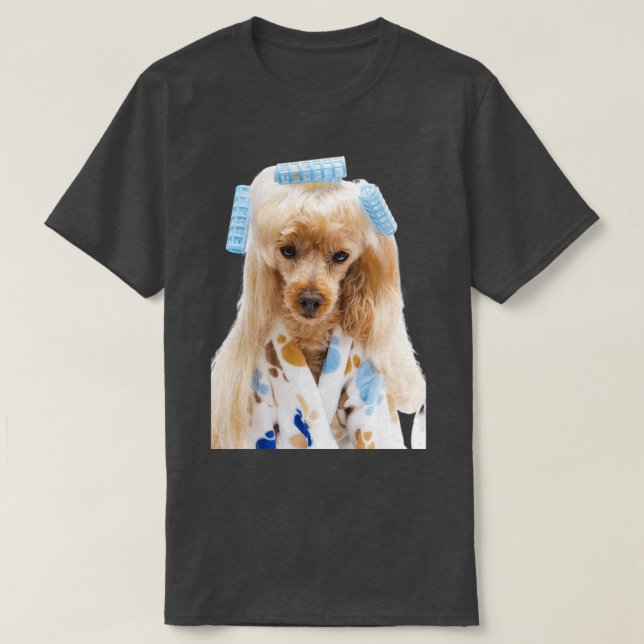 dogs in wigs support our troops  T-Shirt (Design Front)