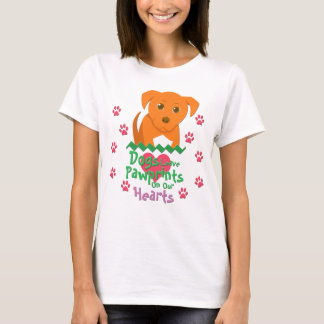 Dogs Leave Pawprints T-Shirt