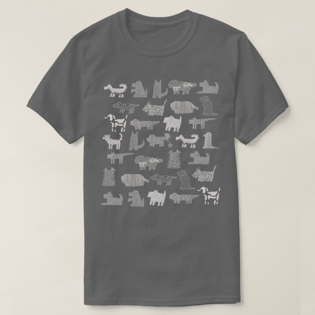Dogs lots of dogs  T-Shirt (Design Front)
