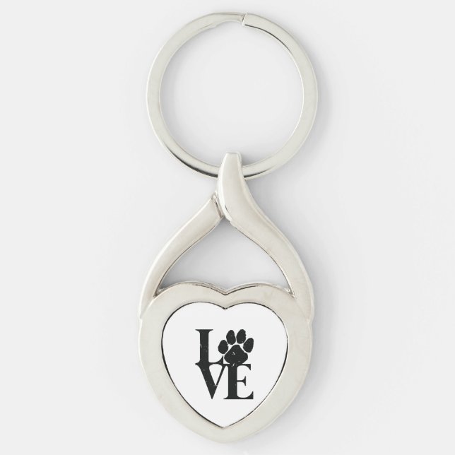 Dogs Love Dogs Keychain (Front)
