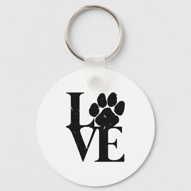 Dogs Love Dogs Keychain (Front)