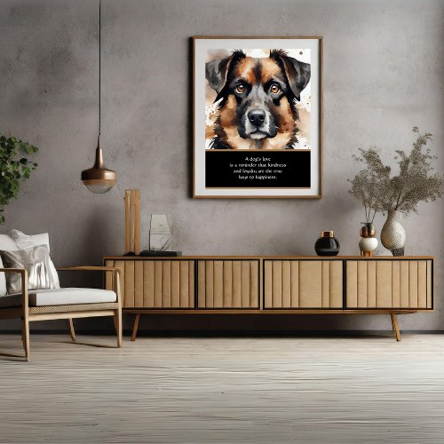 Dogs Love Poster
