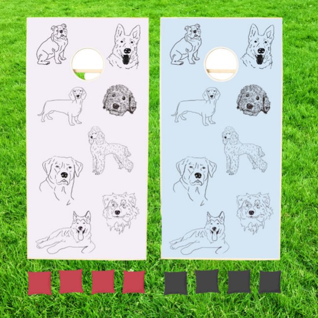 Dogs lover cornhole set (Creator Uploaded)