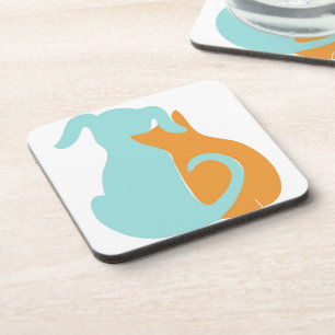 Dog's Lover Hard plastic coaster