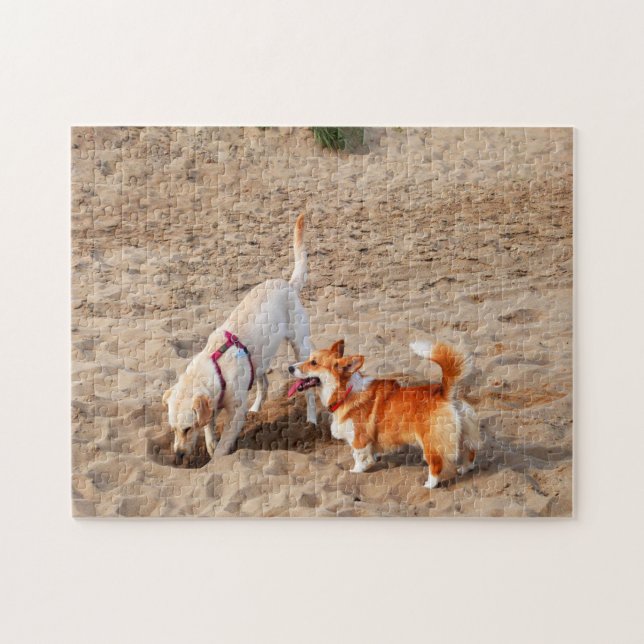 dogs lovers jigsaw puzzle (Horizontal)