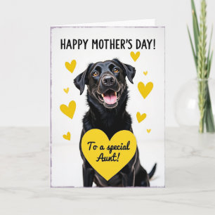 Dogs Loving Aunt Mothers Day Card