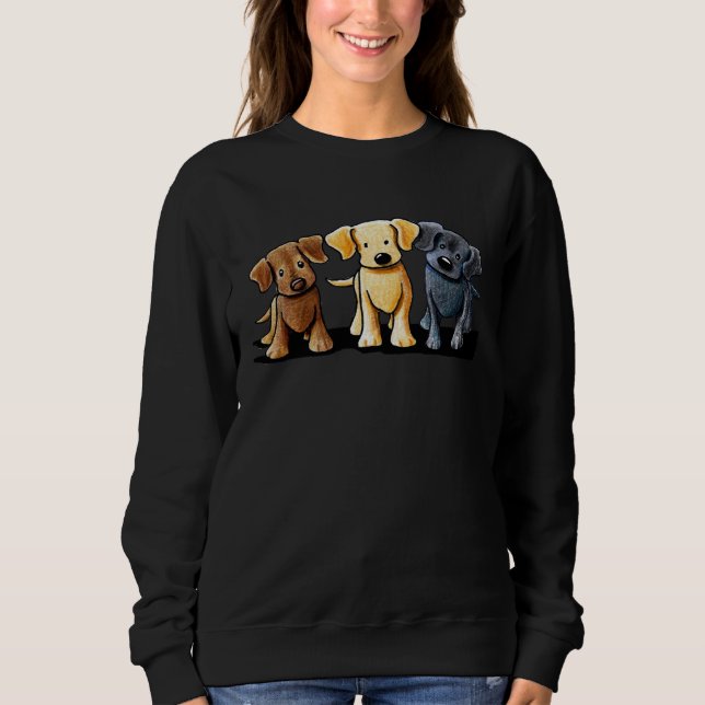 Dogs Make Me Happy Humans Make My Head Hurt Sweatshirt (Front)