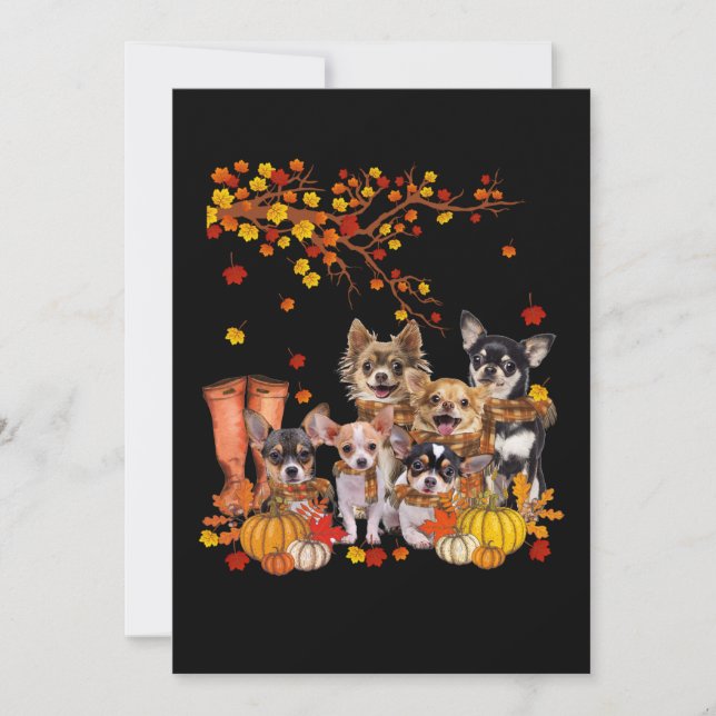 Dogs make our life last chrismas thank you card (Front)