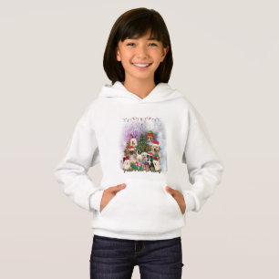 dogs Merry christmas Light Hoodie
