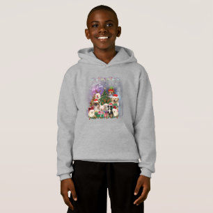 dogs Merry christmas Light Hoodie