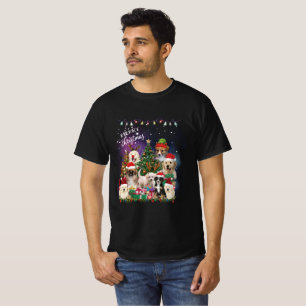 dogs Merry christmas Light T-Shirt