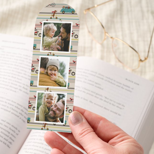 Dogs Moving in Vehicles Pattern Bookmarks (Hand)