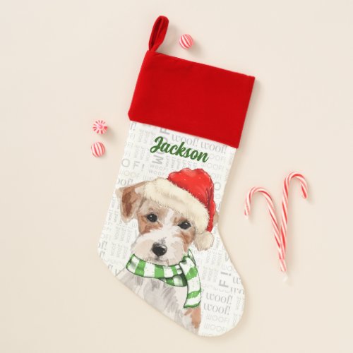 Dogs Name Jack Russell Terrier Christmas Christmas Stocking