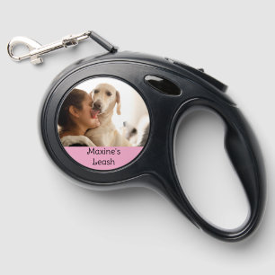 Dog's Name Leash Pink Photo Dog